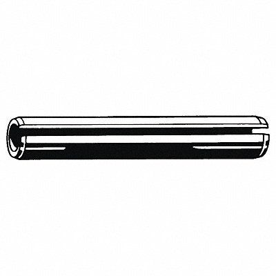 GRAINGER U514280310125 Spring Pin Slotted (Roll Pin) 5/16x1-1/4 10800lb PK25
