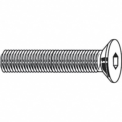 GRAINGER U075670500200 Flat Head Socket Screw Steel 1/2 -20 2 L PK10