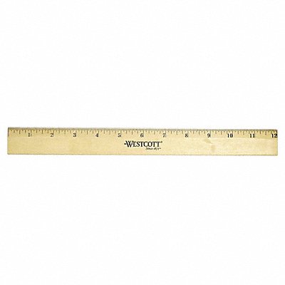 WESTCOTT 5011 Ruler Wood 12 In