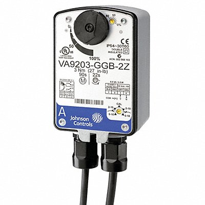 JOHNSON CONTROLS VA9203BGB2 Electric Ball Valve Actuator 24V AC On/Off