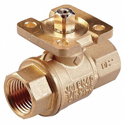 JOHNSON CONTROLS VG1245AE HVAC Ball Valve Two-Way Brass 1/2 in