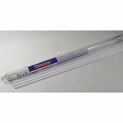 WESTWARD 41R235 Brazing Alloy RBCuZn-C X 1/8 In 1 lb.