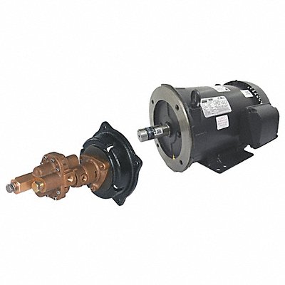 DAYTON 41TK22 Rotary Pump Close 125psi Bronze 3HP