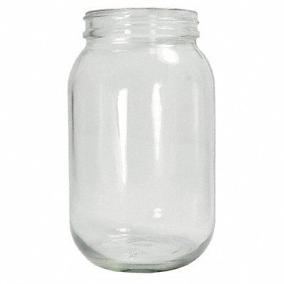 QORPAK GLA00869 Bottle 86 mm H Clear 51 mm Dia PK24