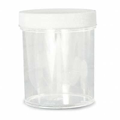 QORPAK PLC03726 Jar 120 mL 68 mm H Clear PK36