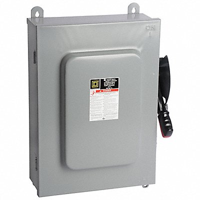 SQUARE D HU663AWK Safety Switch Non Fusible 100 A Steel