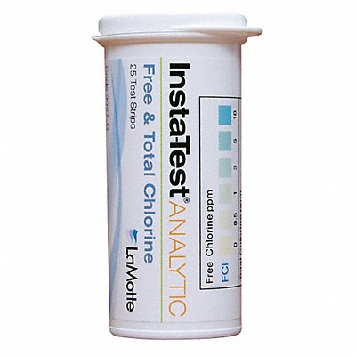 INSTA-TEST 3027G Test 0-10ppm FreeChl 0-10ppm TotChl PK25