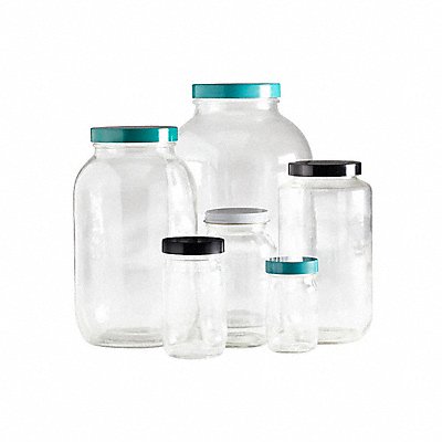 QORPAK GLC01773 Bottle 109 mm H Clear 62 mm Dia PK24