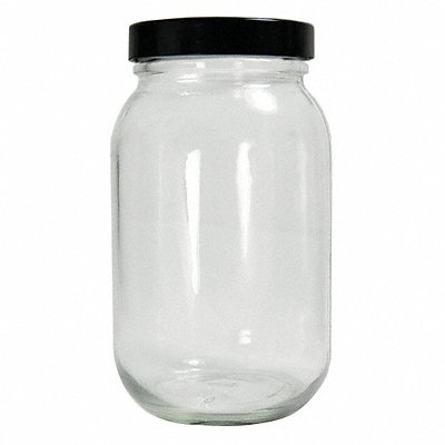 QORPAK GLC01786 Bottle 109 mm H Clear 62 mm Dia PK24
