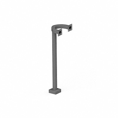 PEDESTAL PRO 42TT Dual Head Pedestal 42 H Powder Coat