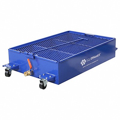LIQUIDYNAMICS INC. 42070 Low Profile Portable Oil Drain 25 gal.