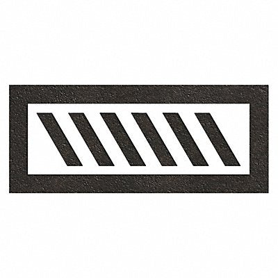 RAE STL11652435 Pavement Stencil 96 H 32 W 0.063 Thick
