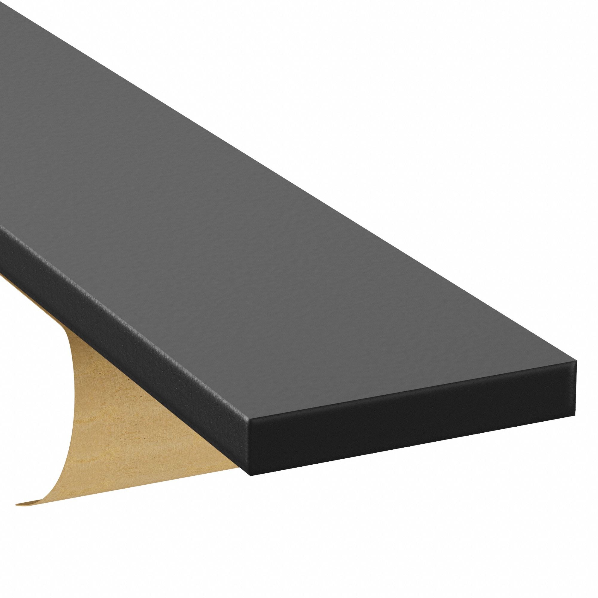 GRAINGER P8125ULRL0400XOH EPDM Neoprene SBR Strip L 50 ft Black