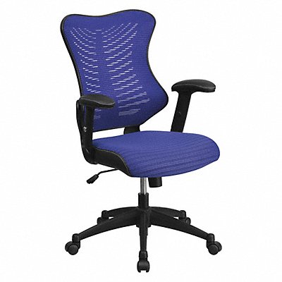 FLASH FURNITURE BLZP806BLGG Executive Chair Blue Seat Mesh Back