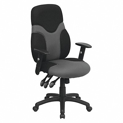 FLASH FURNITURE BT6001GYBKGG Task Chair Black Seat Mesh Back