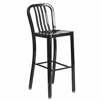 FLASH FURNITURE CH6120030BKGG Bar Stool 43 in H