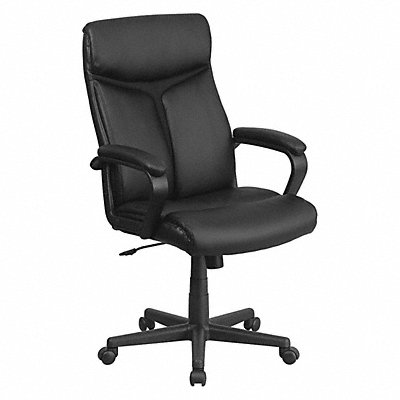 FLASH FURNITURE GO21961GG Executive Chair Black Seat Leather Back