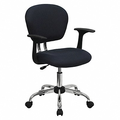 FLASH FURNITURE H2376FGYARMSGG Task Chair Grey Seat Mesh Back