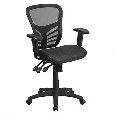 FLASH FURNITURE HL0001TGG Executive Chair Black Seat Mesh Back