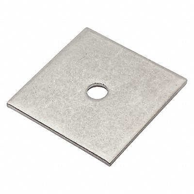 GRAINGER Z8926188 Square Washer NGrd SS 1/4 in 2x0.128in 1PK