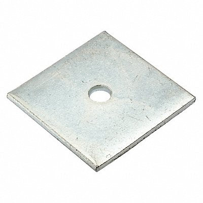 GRAINGER Z8926ZN Square Washer Znc Stl 1/4 in 2x0.128in 1PK