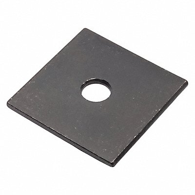 GRAINGER Z8927BOX Square Washer BlkOx Stl 3/8 in 2x0.128in 1PK