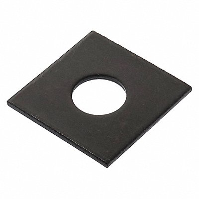 GRAINGER Z8945BOX Square Washer BlkOx Stl 3/4 in 2x0.128in 1PK