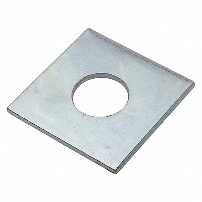 GRAINGER Z8945ZN Square Washer Znc Stl 3/4 in 2x0.128in 1PK