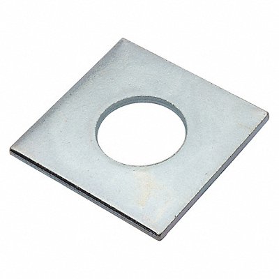GRAINGER Z8932ZN Square Washer Znc Stl 7/8 in 2x0.128in 1PK
