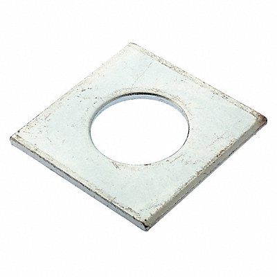 GRAINGER Z8933ZN Square Washer Znc Stl 1 in 2x0.128in