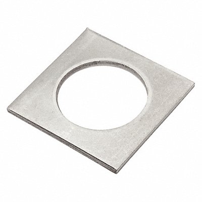 GRAINGER Z8934188 Square Washer NGrd SS 1 1/4 in 2x0.128in 1PK