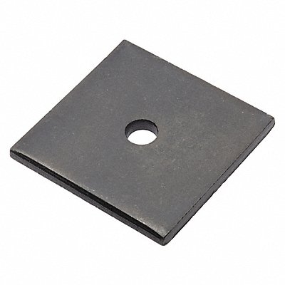 GRAINGER Z8935BOX Square Washer BlkOx Stl 1/4 in 2x0.200in 1PK
