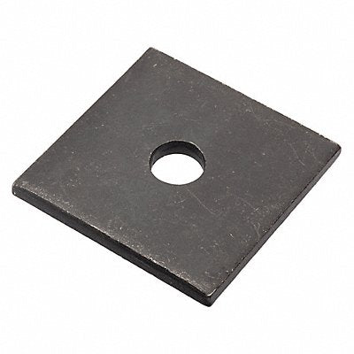 GRAINGER Z8936BOX Square Washer BlkOx Stl 3/8 in 2x0.200in 1PK