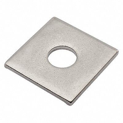 GRAINGER Z8938188 Square Washer NGrd SS 5/8 in 2x0.200in 1PK