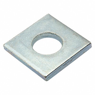 GRAINGER Z8960ZN Square Washer Znc Stl 7/8 in 2x0.280in 1PK