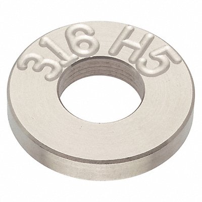GRAINGER Z9270316H5 StrctFlat Washer 316H5 SS 1/4 5/8x.094in 1PK