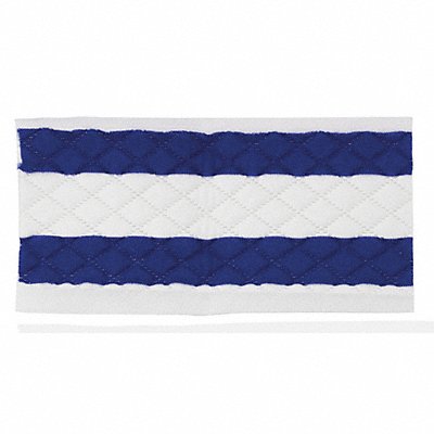 HOSPECO 2504DPFP10W Mop Pad 10 in W Blue/White PK12