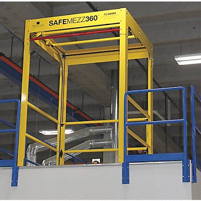 PS INDUSTRIES SMZMM100 Safety Gate 95 inx108 in Yellow
