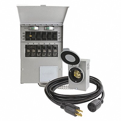 RELIANCE 306CRK Mnl Trans Swtch 125/250V AC 30 A 0Spaces