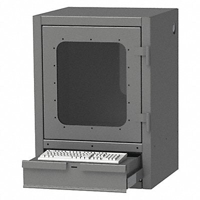 GREENE MANUFACTURING INC. EXC2637DT CompEnc 0Shlv ChrclGry 37 x26 x24
