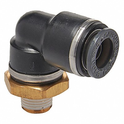 SUR R ABE320 Male Elbow Compression Type Brass PK2