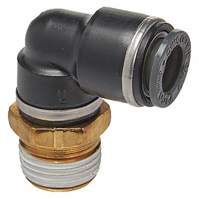 SUR R ABE340 Male Elbow Compression Type Brass PK2