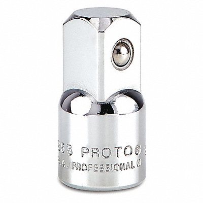 PROTO J5253 SocketAdaptor Steel Chrome 3/8 in 1/2 in