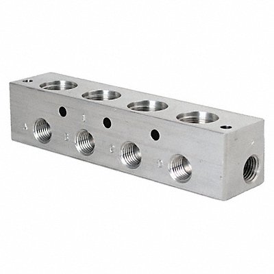 PARKER 4A206 Manifold Alum 6Outlets 7.95 L