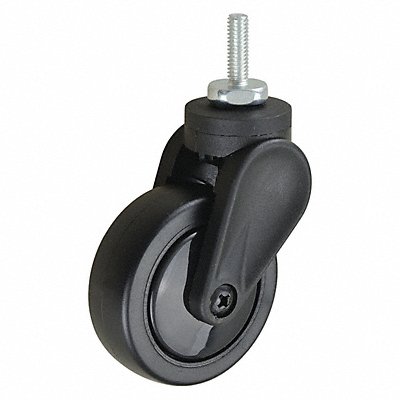 GRAINGER 429H19 Corrosion/Debris-Resist THRD Stem Castor