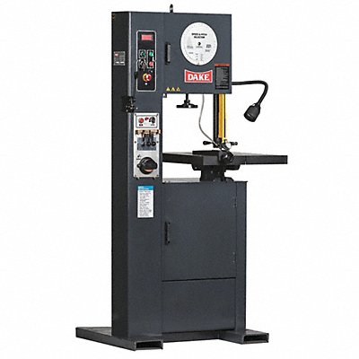 DAKE CORPORATION 9870302 Band Saw Vertical 82 to 3950 SFPM