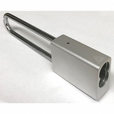 DELTA LOCK GPI4000250ALXX1 Keyed Padlock 11/16 in Rectangle Silver