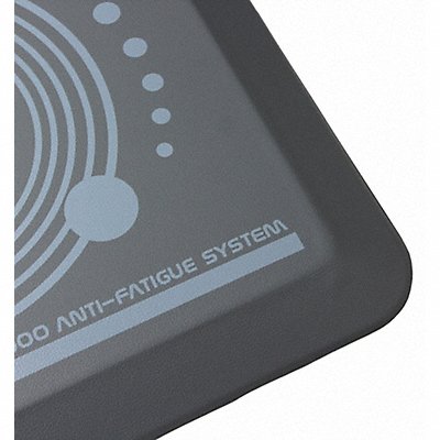FLOORTEX FCA21624GY Antifatigue Mat Rectangle Gy 16 W 24 L