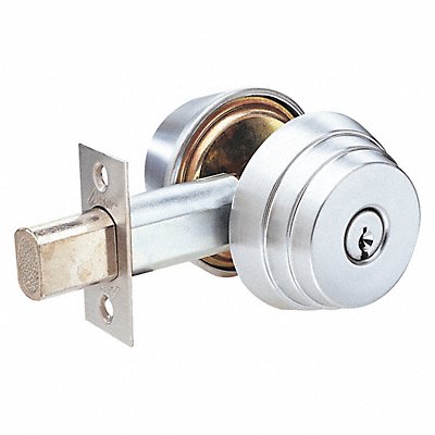 ARROW E6226D Deadbolt Cylindrical Satin Chrome Finish