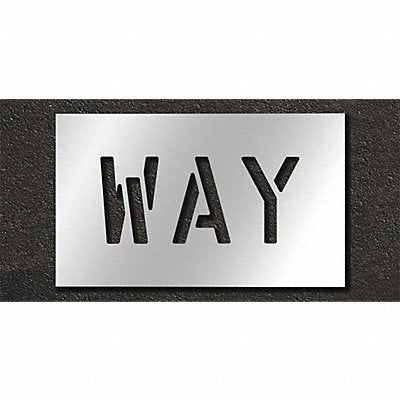 RAE STL10870610 Pavement Stencil Way